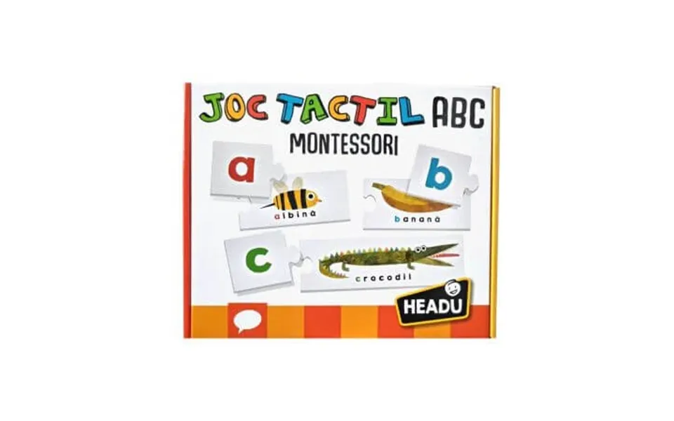 Touch Game Abc Romana Montessori - Headu