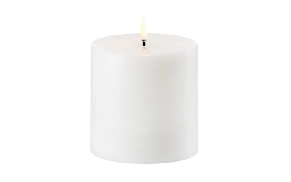 Uyuni Lighting Uyuni Led Block Candle White Ø10.1 Cm 10 Cm