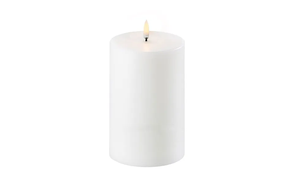 Uyuni Lighting Uyuni Led Block Candle White Ø10.1 Cm 15.2 Cm