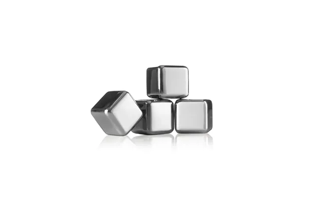 Vacuvin Vacuvin Whiskey Stones Stainless Steel - 4-pack