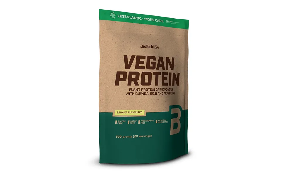 Vegan Protein With Banana Flavour - 500 Grams