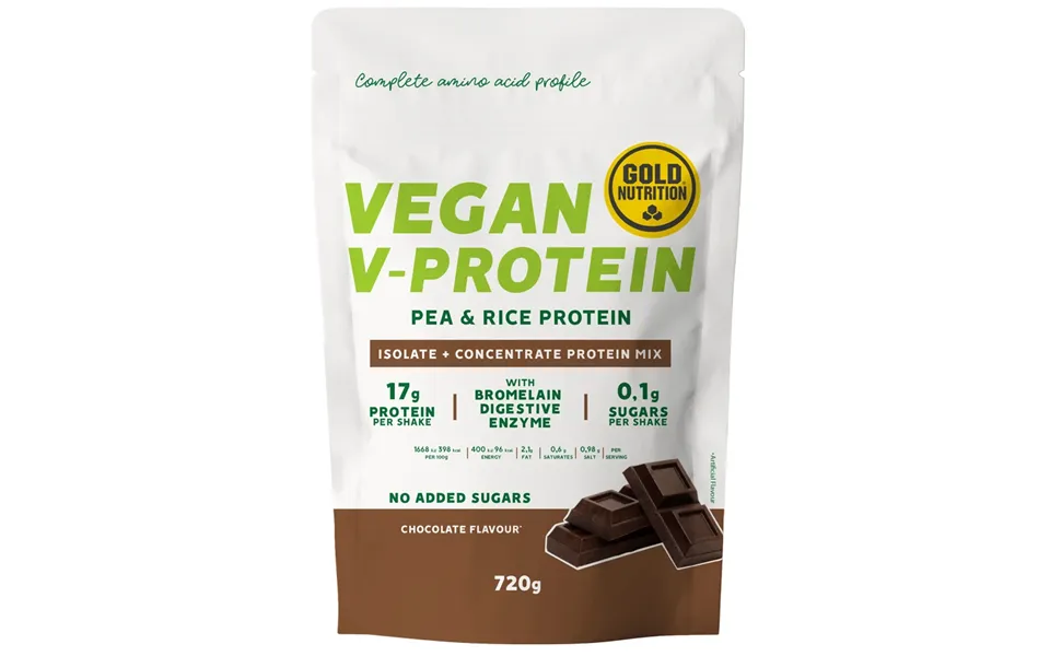 Vegetable Protein Powder With Chocolate Flavor V-protein - 720 G