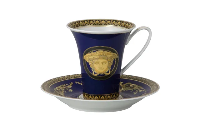 Versace Versace Medusa Blue Cup With Saucer Set