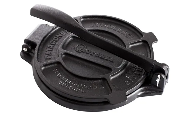 Victoria Tortilla Iron 16.5 Cm Cast Iron Black Black