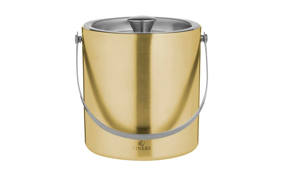 Viners Viners Ice Bucket With Lid 1.5 L Gold