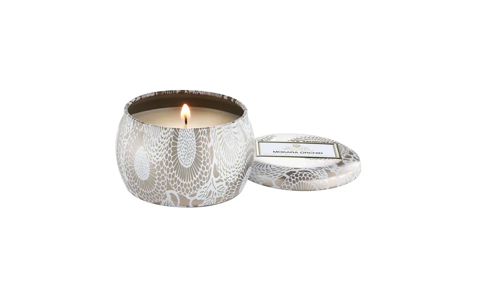 Voluspa Japonica Mini Tin Scented Candle 25 Hours Mokara Orchid