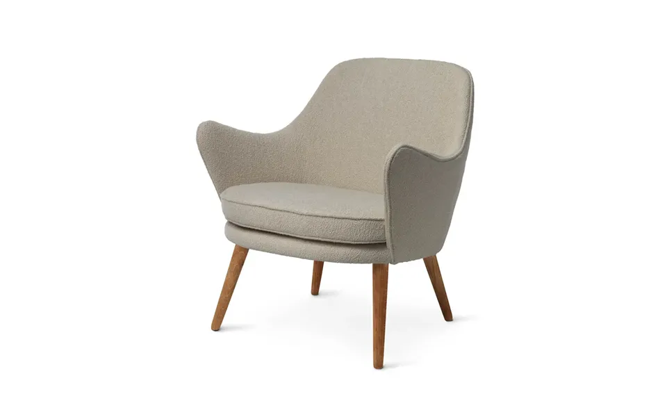 Warm Nordic Dwell Lounge Chair Barnum 2 Sand-legs In Smoked Oak