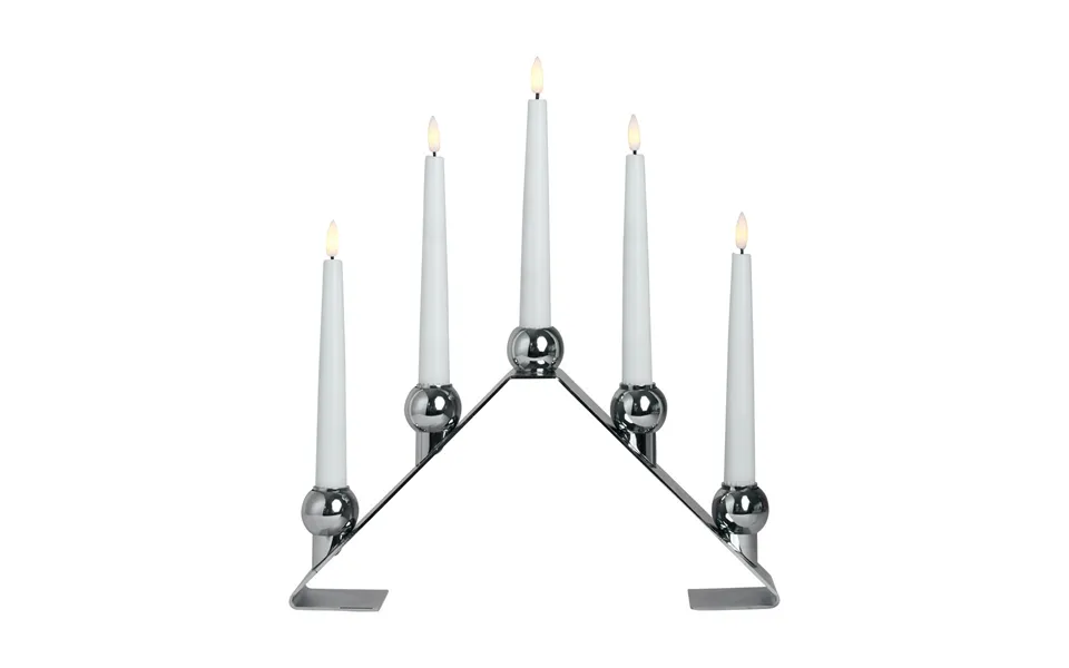 Watt & Veke Luna Advent Candle Chrome