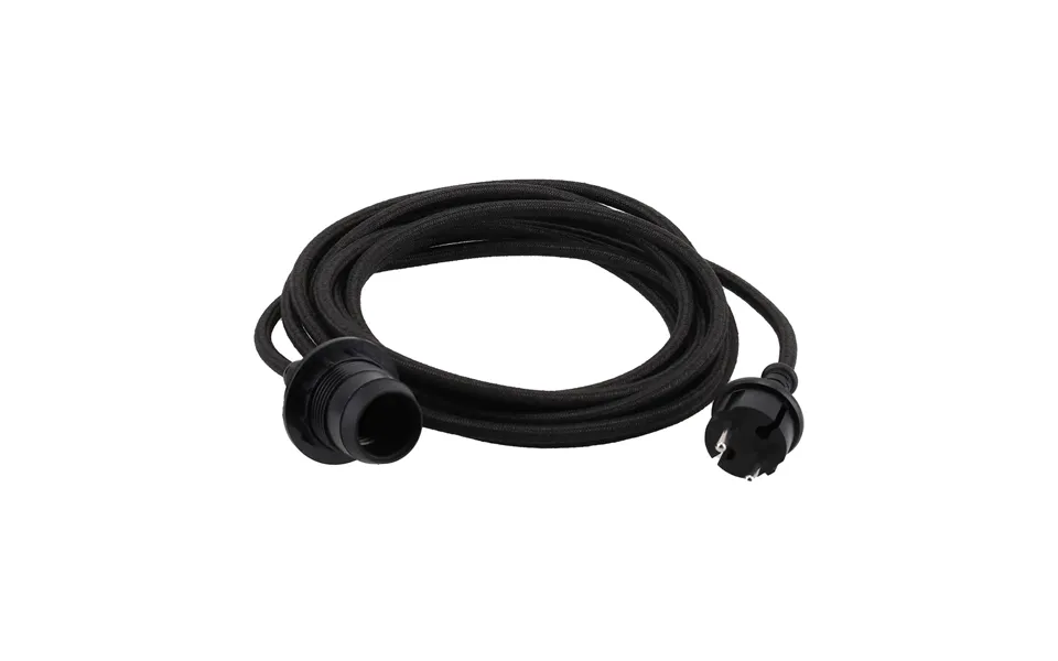 Watt & Veke Outdoor Cable Set Black - 500 Cm