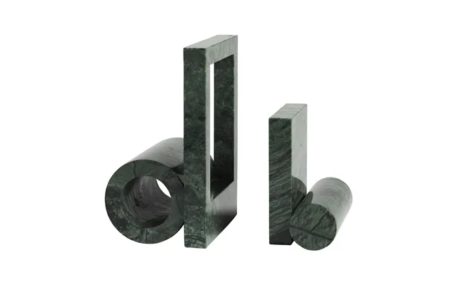 Woud Booknd Book Support Marble Green