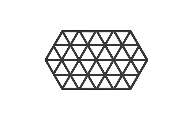 Zone Denmark Triangles Trivet 14x24 Cm Black