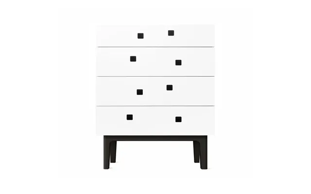 Zweed Peep B3 Dresser White - Black Lacquer