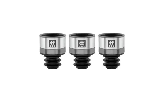 Zwilling Zwilling Vacuum Wine Stopper 3-pack Stainless Steel
