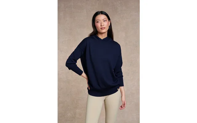 Beeby Knitted Hooded Jumper Navy