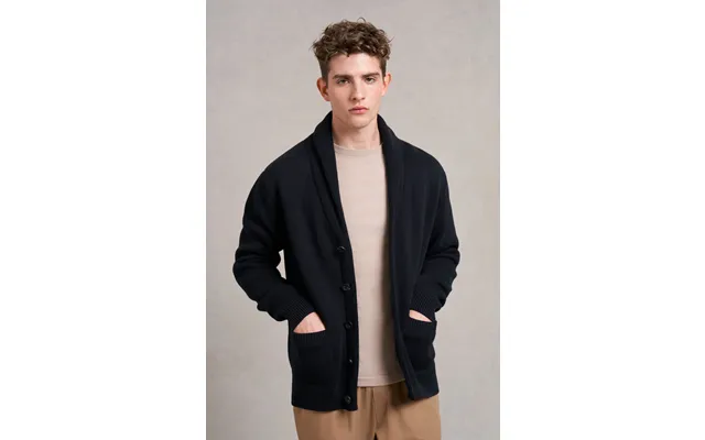Carlton Knitted Cardigan Black