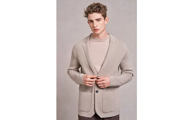 Charley Knitted Blazer Fawn