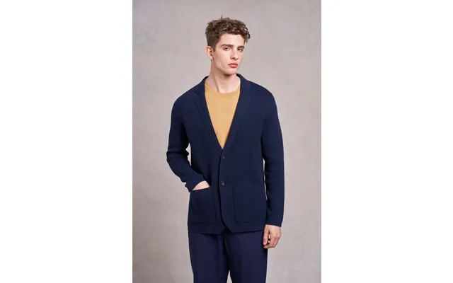 Charley Knitted Blazer Navy