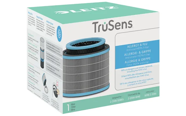 Allergy And Flu Anti-viral 3-in-1 Hepa Filter Drum For Leitz Trusens Z-2000 Z-2500 Medium Air Purifier