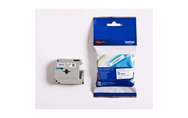 Brother Mk223bz Blue On White 8m X 9mm Plastic Tape
