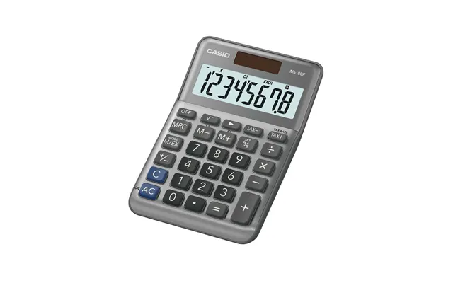 Casio Ms-80f 8 Digit Desk Calculator