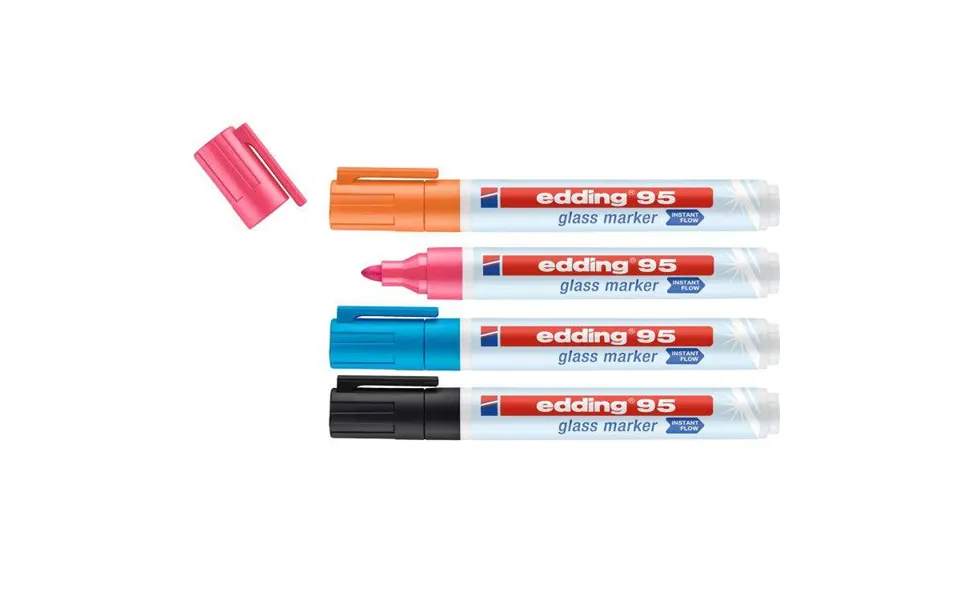 Edding 95 Glass Marker Pack Of 4