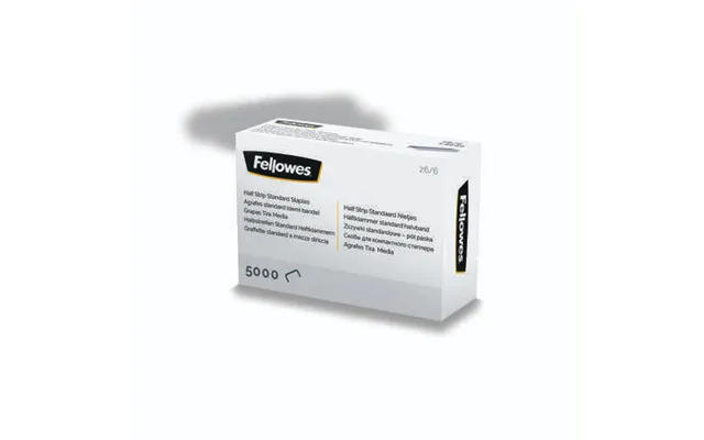 Fellowes 26 6 Half Strip Staples X5000
