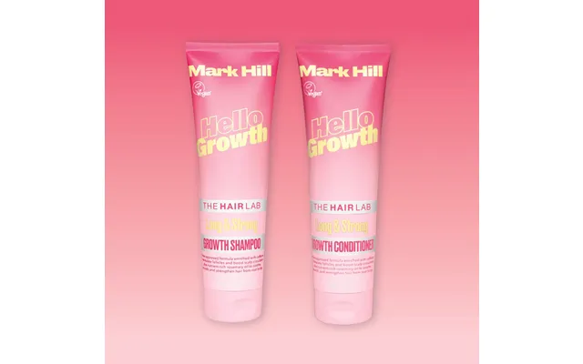 Hello Growth Set Strengthening Shampoo & Conditioner Mark Hill Hair product image