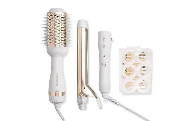 Ice White Mega Hair Styling Kit Hot Air Brush - Curling Wand & Rollers Mark Hill Hair product image