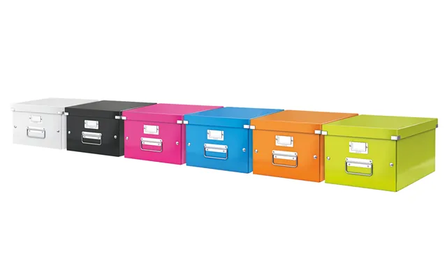 Leitz 60440001 Click And Store Wow Medium Storage Box White
