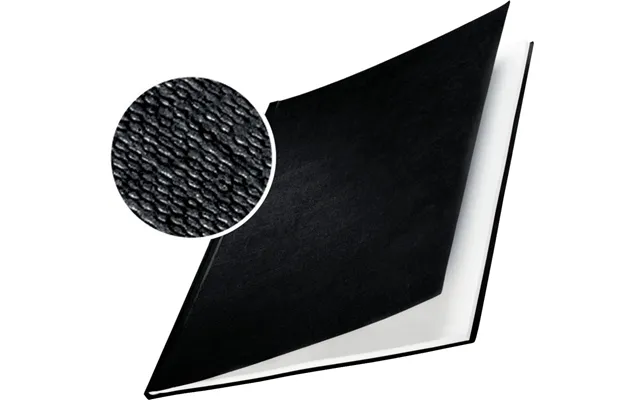 Leitz 73930095 Black Hardcover Linen Finish - 10 Pack
