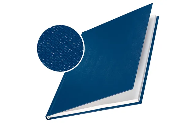 Leitz 73970035 Blue Hardcover Linen Finish - 10 Pack