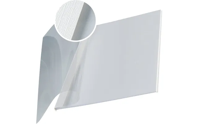 Leitz 73980001 White Softcover Linen Finish - 10 Pack