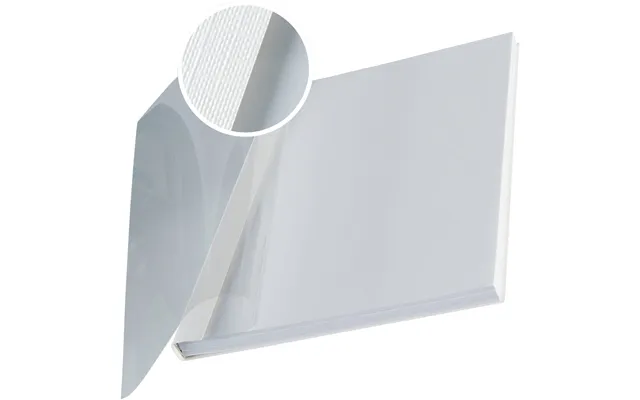 Leitz 74140001 White Softcover Linen Finish - 10 Pack
