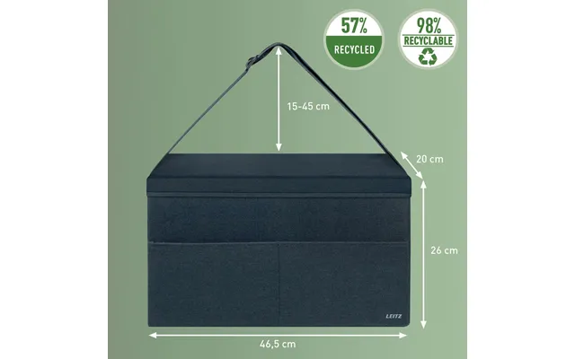 Leitz Fabric Hot Desking Work Bag With Lid