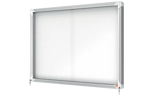 Nobo 1902569 Premium Plus Magnetic Lockable Notice Board 8xa4