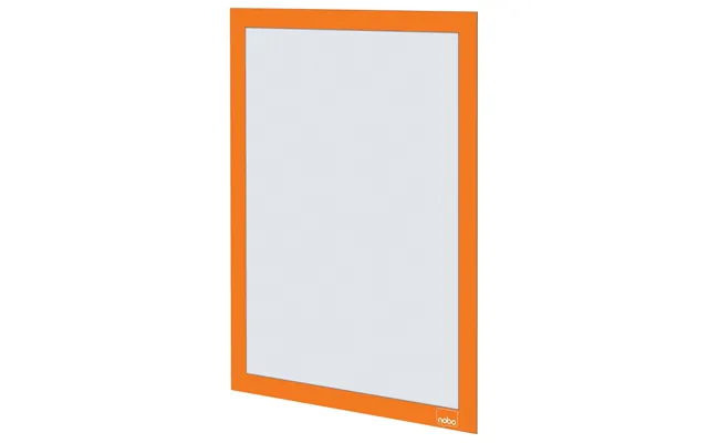 Nobo 1915695 Self-adhesive Magnetic Poster Frame A4 Orange