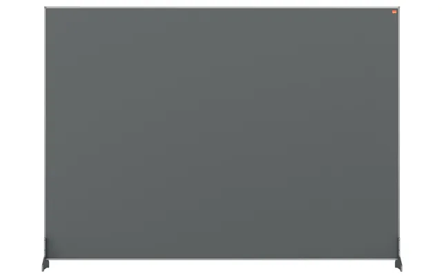 Nobo Impression Grey Pro Desk Divider Screen Felt Surface 1400x1000mm