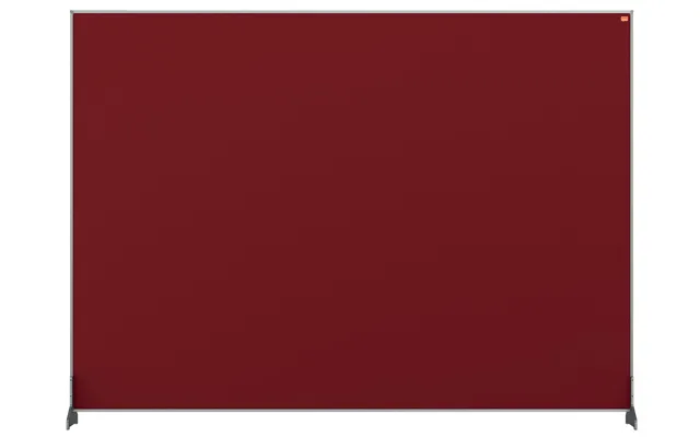 Nobo Impression Red Pro Desk Divider Screen Felt Surface 1400x1000mm