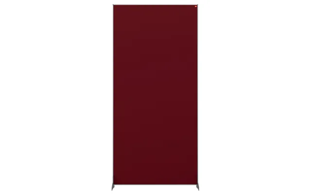 Nobo Impression Red Pro Free Standing Room Divider Screen Felt Surface 800x1800mm