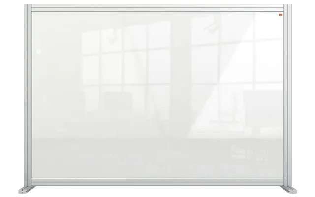 Nobo Premium Plus Clear Acrylic Protective Desk Divider Screen Modular System1400x1000mm