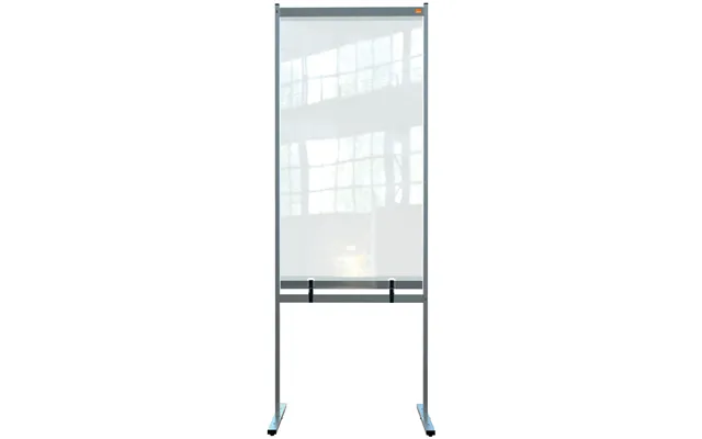 Nobo Premium Plus Clear Pvc Free Standing Protective Divider Screen 780x2060mm