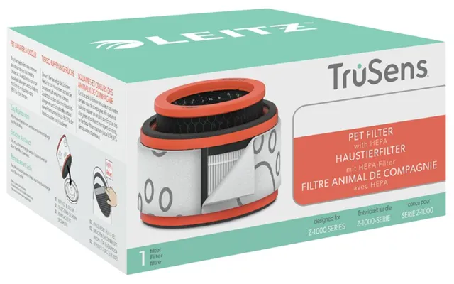 Pet 3-in-1 Hepa Filter Drum For Leitz Trusens Z-1000 Small Air Purifier