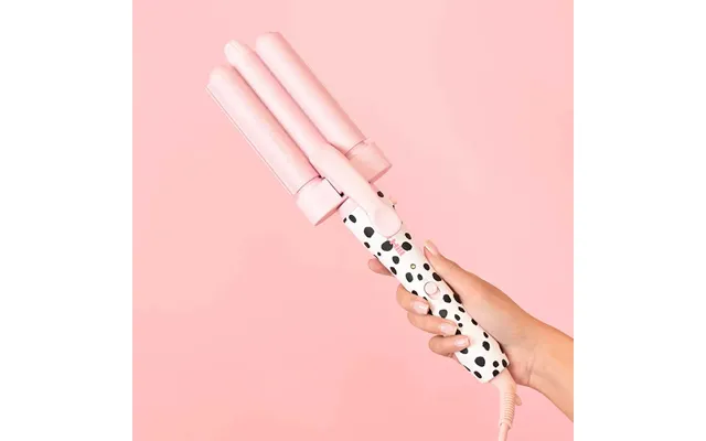 Pink Mermaid Hair Waver Dalmatian Handle 21mm Barrel Mark Hill Pick N Mix Interchangeable Curling Wand product image