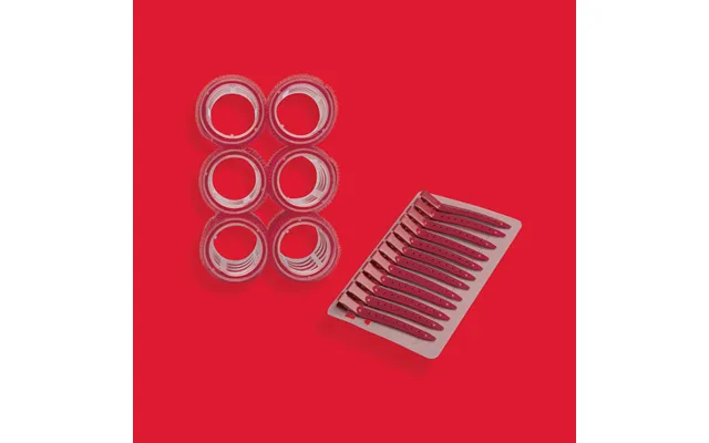 Red Velcro Rollers Kit Mark Hill Hair Curlers & Styling Accessories product image