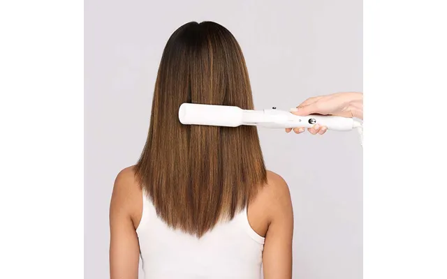 White Ceramic Wide Plate Hair Straighteners 38mm Attachment Handle Mark Hill Pick N Mix Interchangeable Curling Wand Att product image