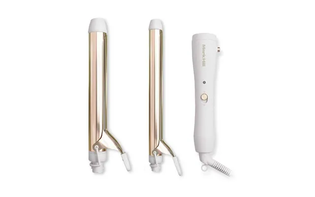 White Long Tong Curling Wand Bundle - Handle 32mm And 19mm Long Barrels Mark Hill Pick N Mix Curling Wands product image