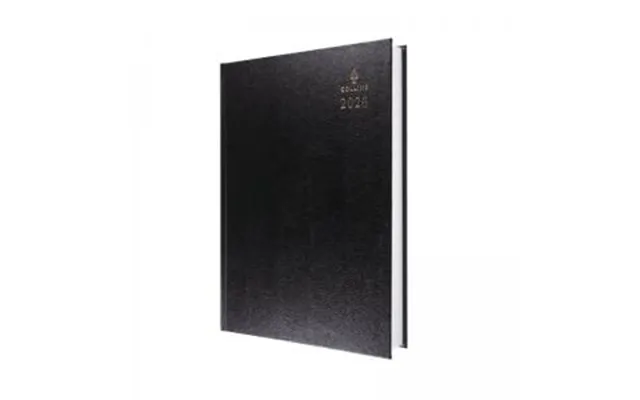 Collins A4 Desk Diary 2 Pages Per Day Black 2026 4726 Cd4726