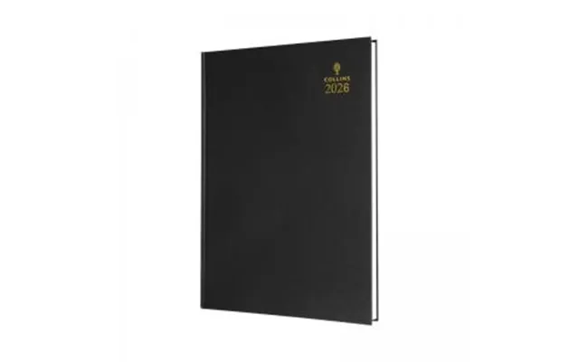 Collins A5 Desk Diary Day Per Page Black 2026 52-99.26 Cd52bk26