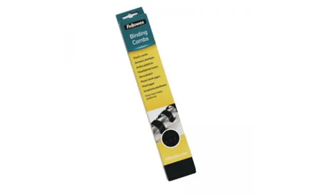 Fellowes A4 Plastic Binding Combs 10mm Black Pack Of 100 5346102