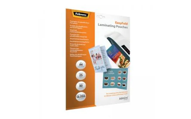Fellowes Admire Easyfold Laminating Pouch A4 160 Micron Total